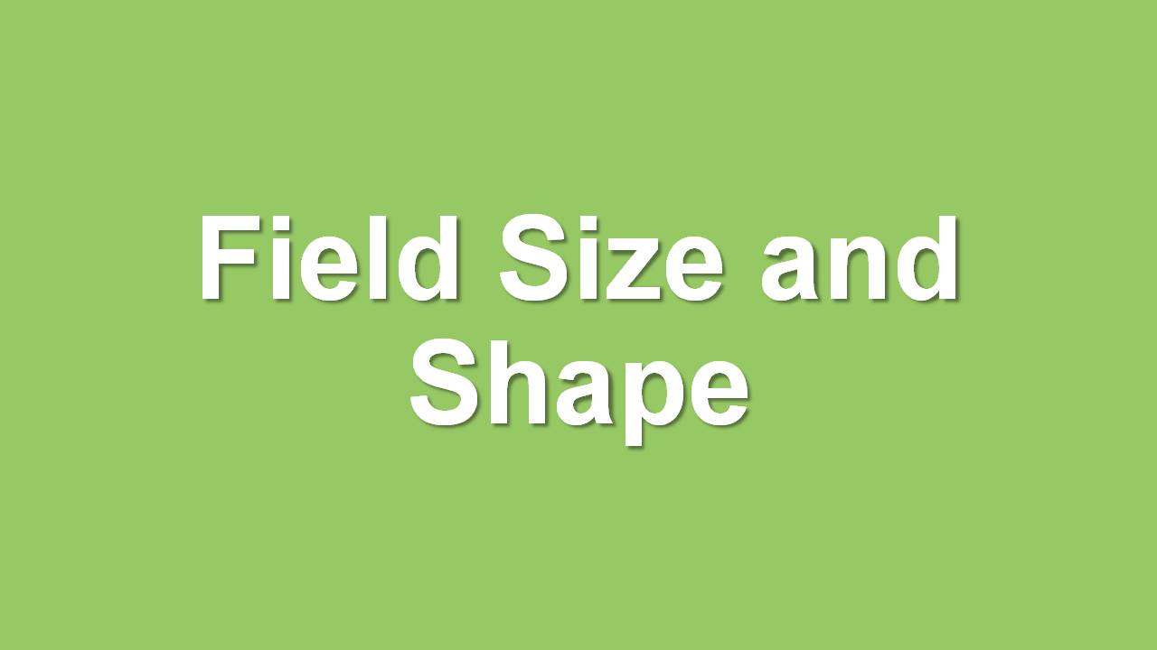 Field Size Chart